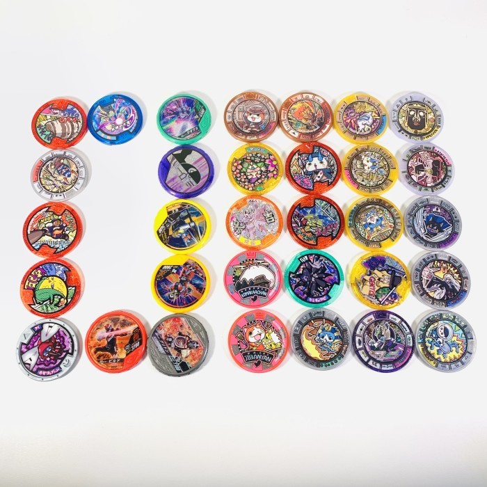 Yokai Watch DX Medal Set Collector Package Warna Mix isi 32 set 1 Original Promo Merk Bandai Dx