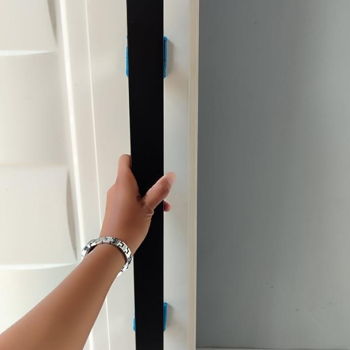 Handle pintu rumah hitam full varian panjang / pegangan pintu