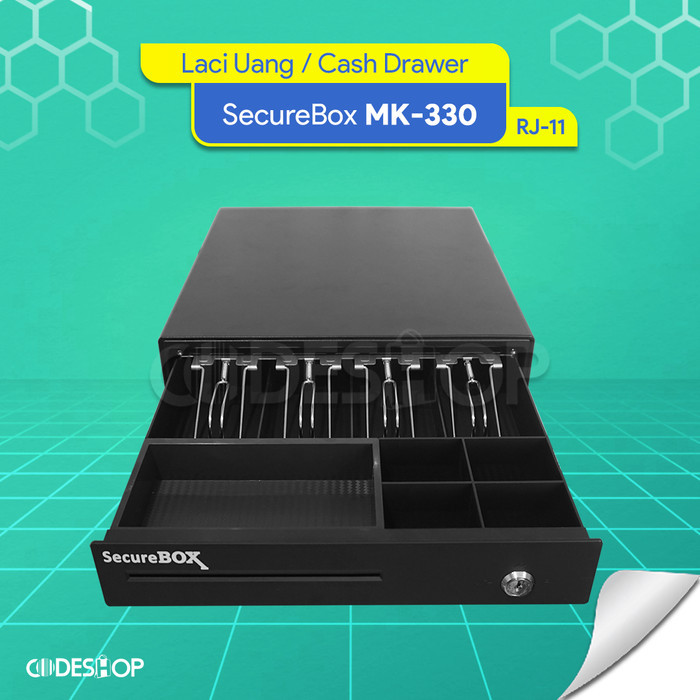 

HARGA DISC - LACI UANG SECUREBOX MK330 330 CASH DRAWER LACI KASIR PLUS RJ11