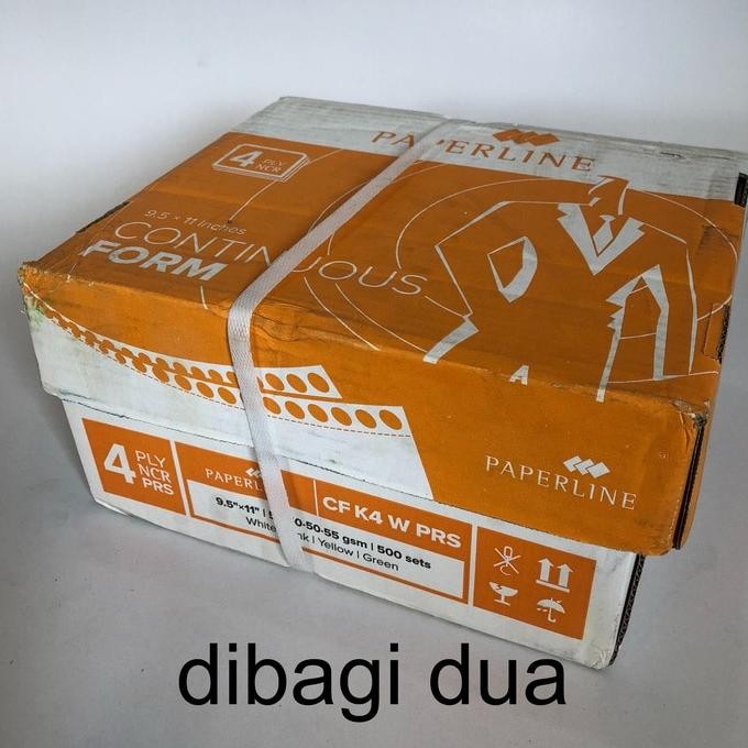

Sale Kertas Computer Cf 4 Ply Ncr Prs 9.5X11 Inch 2000 Lembar Paperline