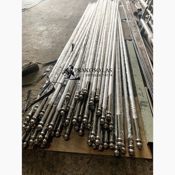 Tiang Bendera Stainless/Tiang Bendera Jalan/ Tiang Bendera Murah