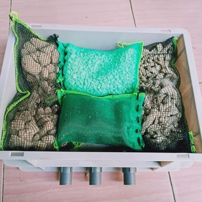 TRICKLE BOX FILTER KOLAM IKAN KOI + Media Filter