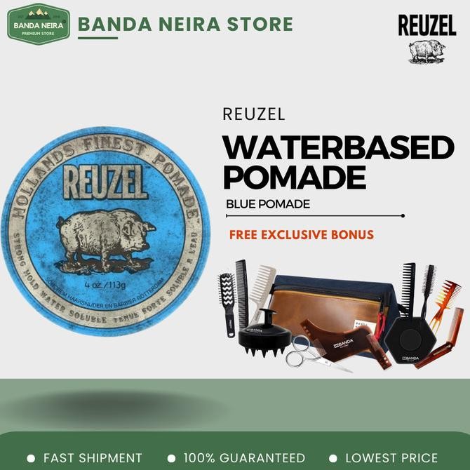 

BLUE- REUZEL BLUE WATERBASED WATER BASED POMADE