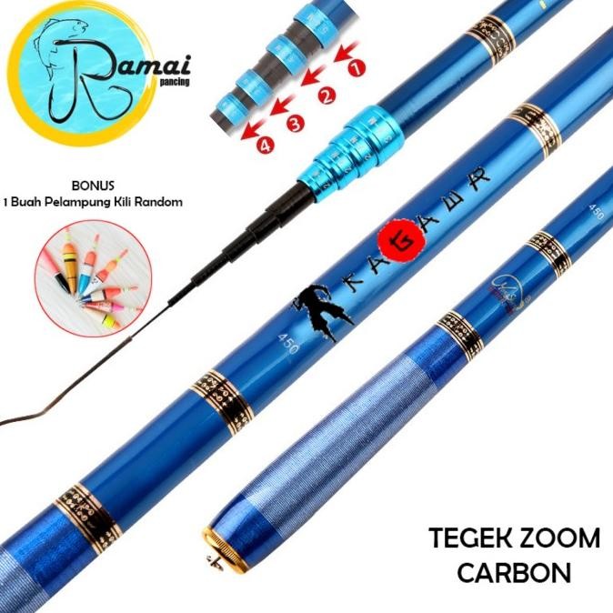 

BLUE- KAGAWA JORAN TEGEK ZOOM BLUE SEA SERIES TELESCOPIC CARBON