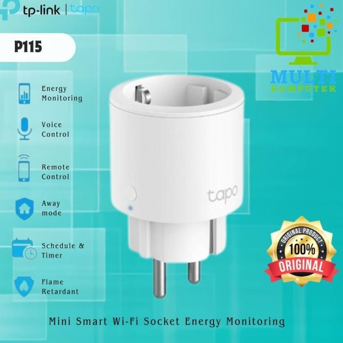 socket - TP-link Tapo P115 Mini Smart Wi-Fi Socket Energy Monitoring P 115