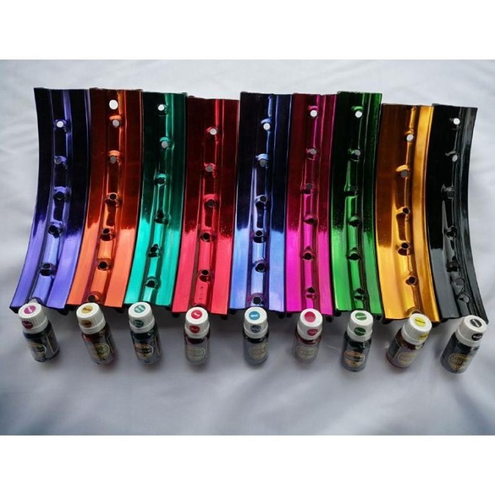 CAT OLES CANDY CHROME//CAT VELG INSTAN TINGGAL OLES PAKAI TISU