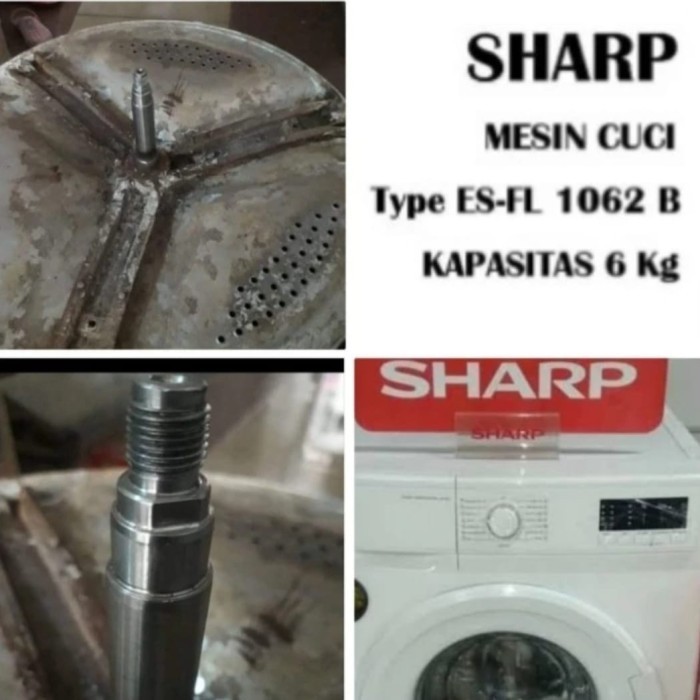 SEGITIGA MESIN CUCI SHARP ES FL1062 B ES FL862 ES FL1062B DRAT LUAR