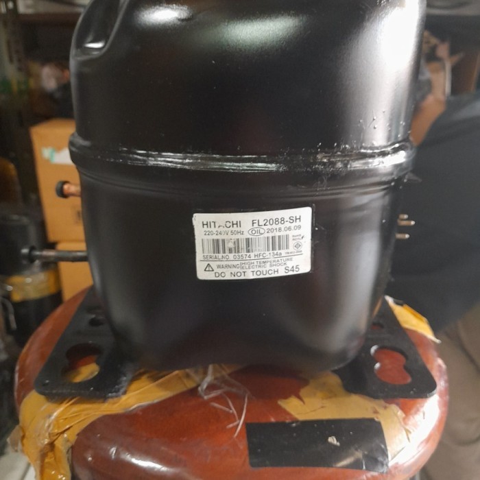 ( READY ) KOMPRESOR KULKAS HITACHI FL2088-SH 220-240HZ R134A 1/3 PK
