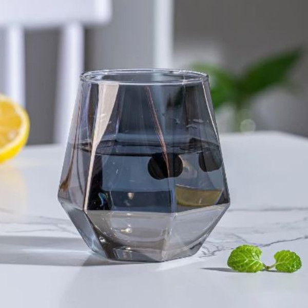 GELAS ANGGUR WISKI BERLIAN HEKSAGONAL 300ML