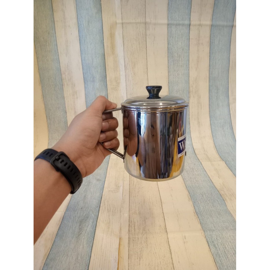 STAINLESS STEEL MUG 500ML 10CM WESTON 555 YOSHIKAWA GELAS STENLIS