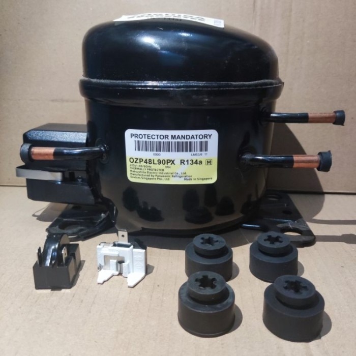 BAGUS [BARU ] KOMPRESOR KULKAS 2 PINTU MERK TOSHIBA TIPE OZP48L90PX