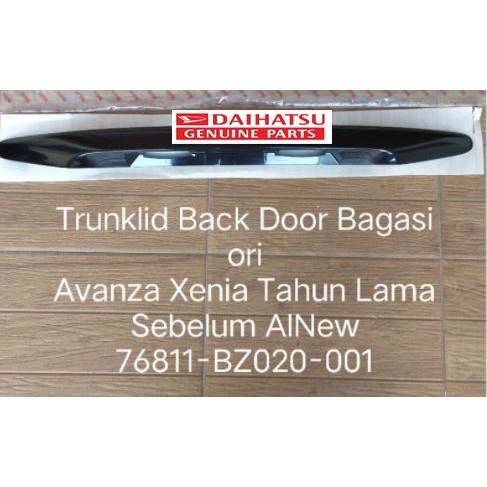 TRUNKLID BACK DOOR BAGASI AVANZA XENIA TAHUN LAMA ORI