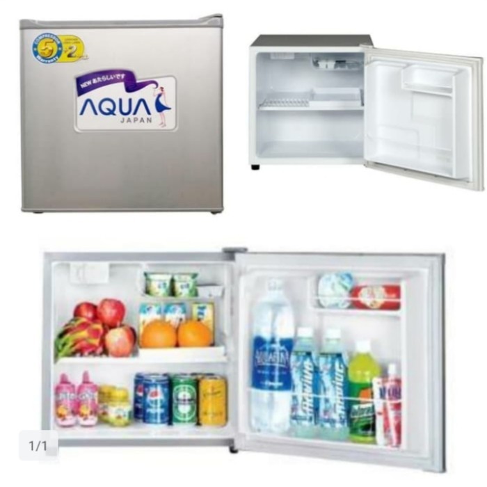 KULKAS PORTABLE AQUA - AQR D50F