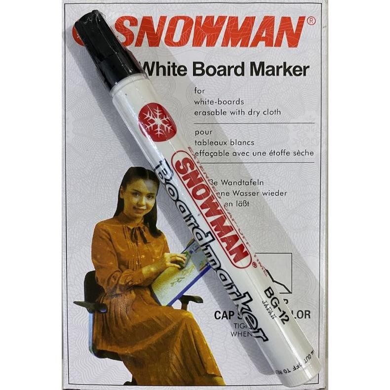 

Terlaris Spidol Snowman Whiteboard / White Board Marker Abg-12 / Abg12