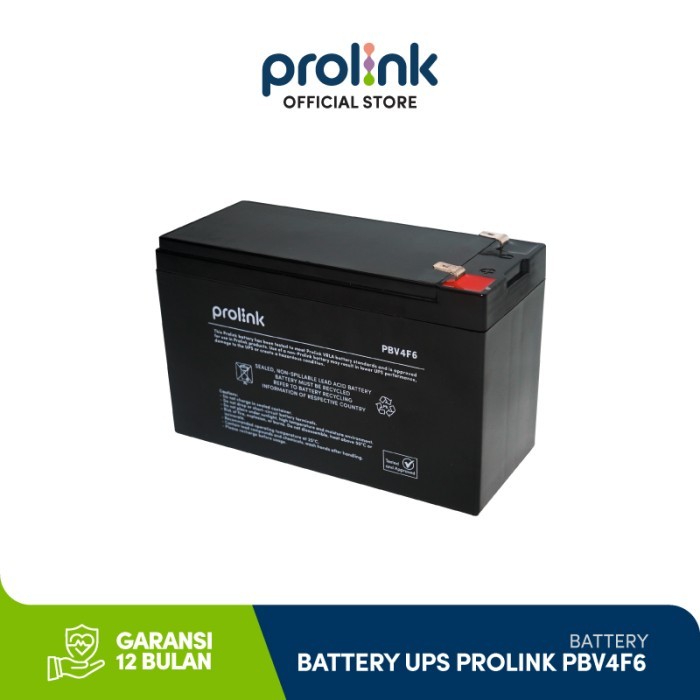 Baterai UPS PROLINK 12V/8.2AH/UPS/VRLA