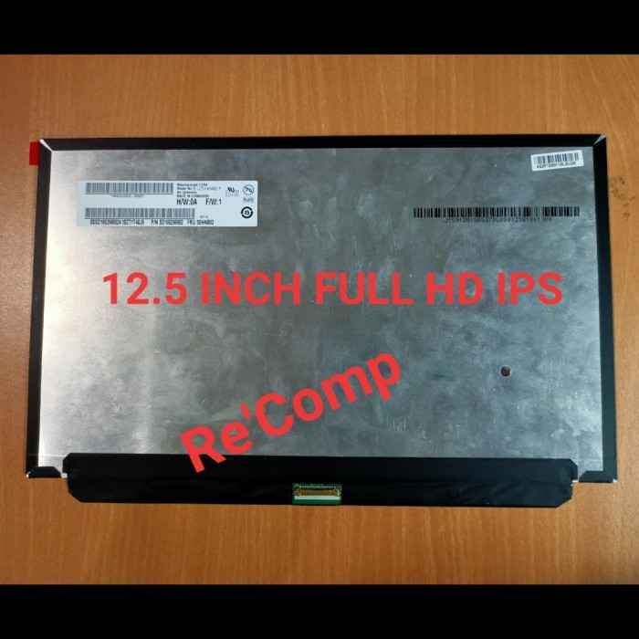 LED LCD Lenovo Thinkpad X260 X270 X280 A275 FULL HD (1920x1080) IPS