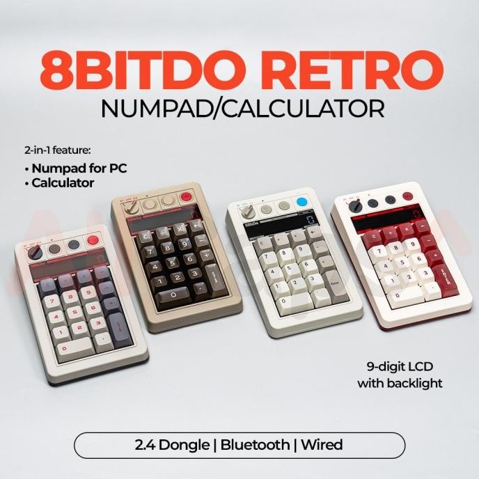 

TERMURAH - 8BitDo Retro Numpad/Calculator Mechanical