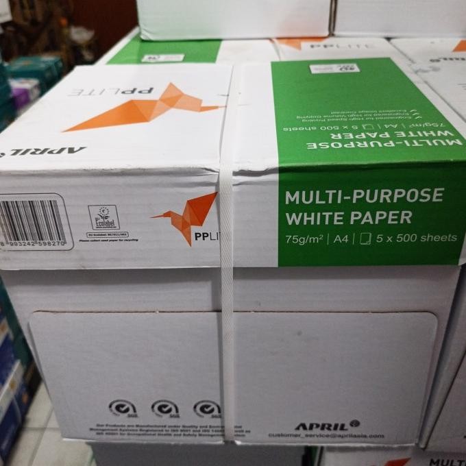 

TERBARU - kertas hvs PPlite A4 75gr (perdus) gojek only