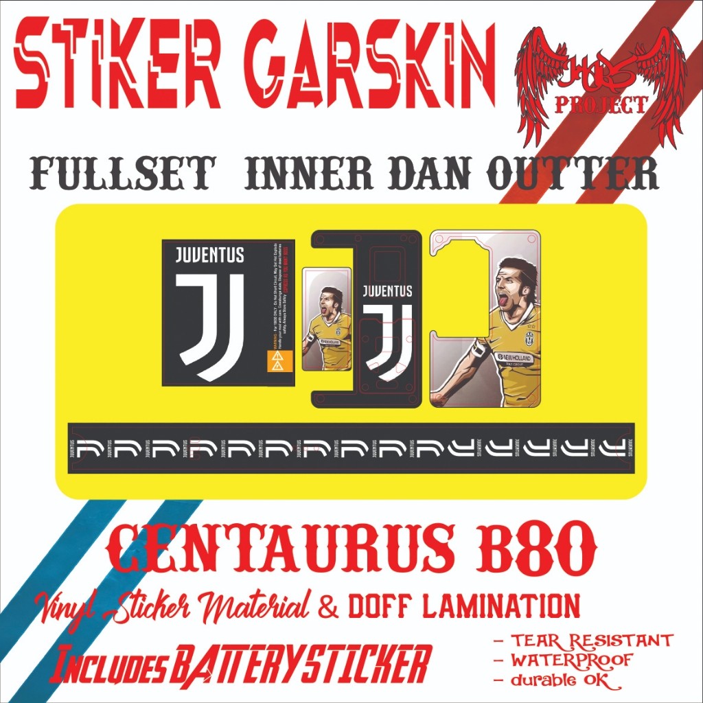 

*Premium Quality* Stiker 80 Batterai Type 6 Garskin Custom Stiker Maxdecal Bkn Case COD