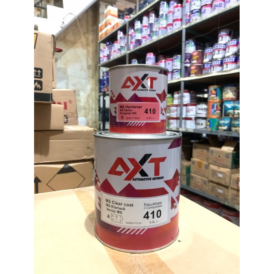 CLEAR COAT MS KLARLACK AXT 4:1 410 1KG CLEAR AXT PERNIS