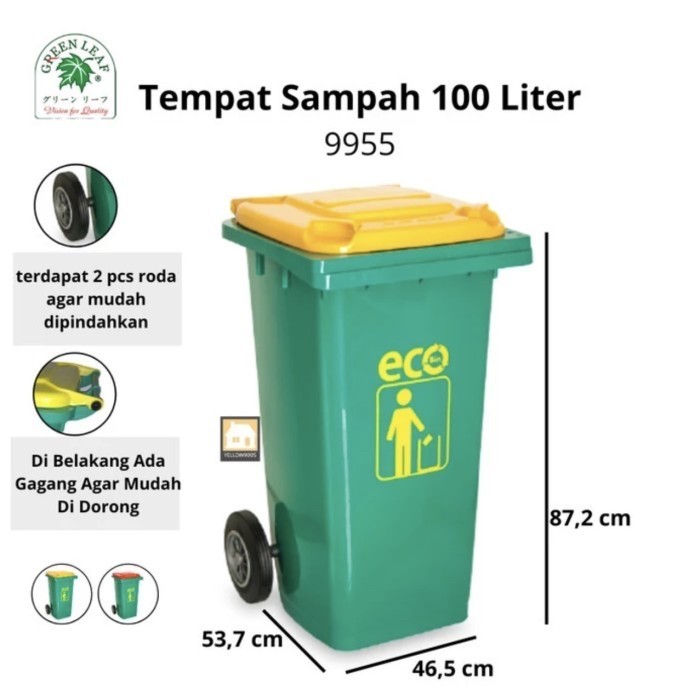 TEMPAT SAMPAH RODA ATARI 100LT, 120LT, 240LT