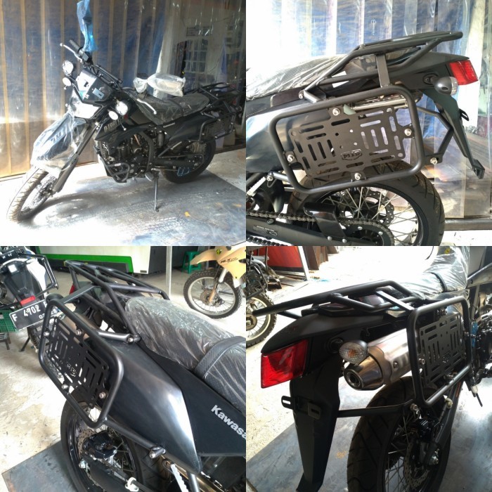 SIDE RACK RAK SAMPING BELAKANG M15 KAWASAKI KLX DTRACKER 250