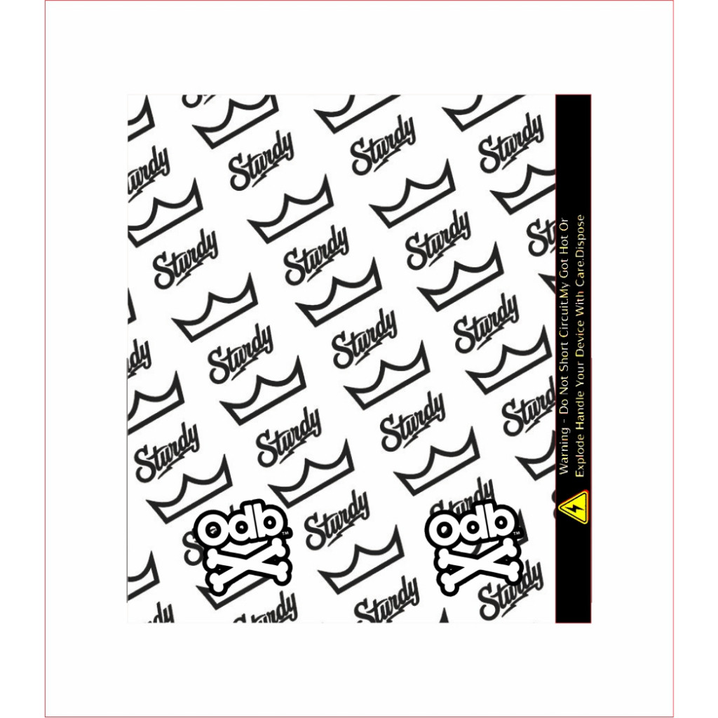 

*Premium Quality* Warp Stiker Batre 18650 Hologram 17 Garskin Custom Stiker Maxdecal Bkn Case COD