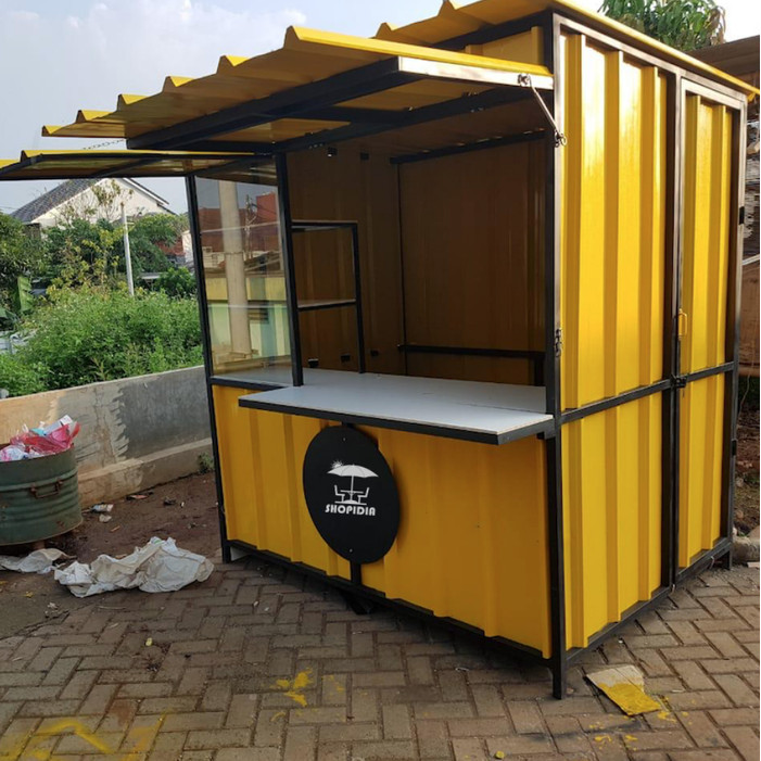 Booth kontainer / Gerobak Kontainer / Gerobak costum Cafe Resto