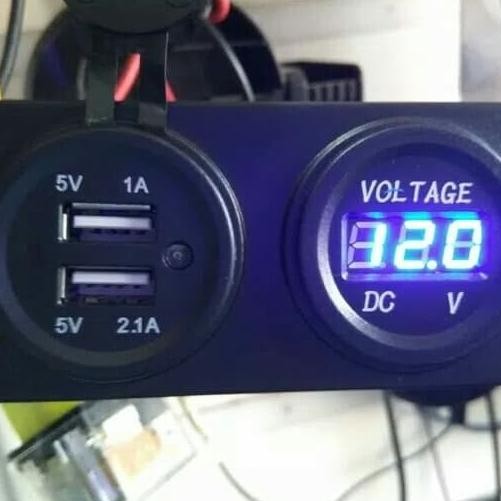 Nmax - Voltmeter Nmax Charger Hp Nmax / Voltmeter + Cas Hp Nmax / Usb Nmax