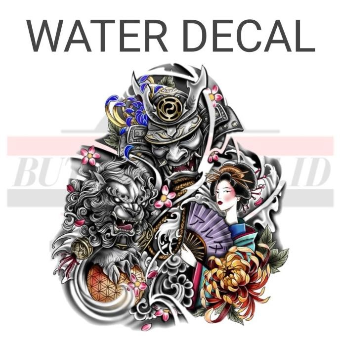 WATER DECAL HELM SAMURAI