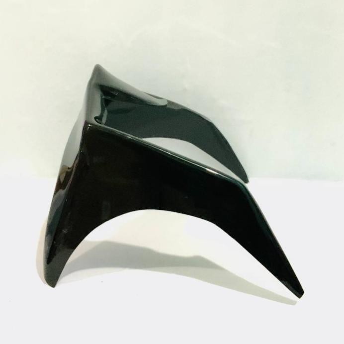 SPOILER KYT R10 3D GP BLACK GLOSY, BLACK DOFF