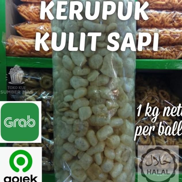 

Kerupuk Kulit Sapi Halal /Krupuk/Jangek/Rambak 1 Kilogram