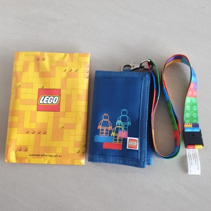 

NEW LEGO Lanyard With Wallet Original