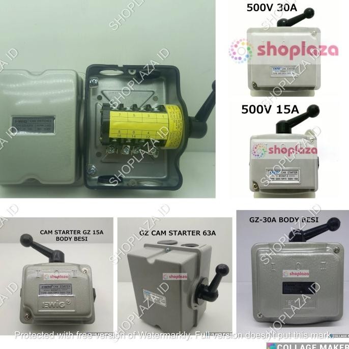 Switch - CAM STARTER TUAS GENSET OHM SAKLAR SWITCH GENSET PLN (I-0-ll)