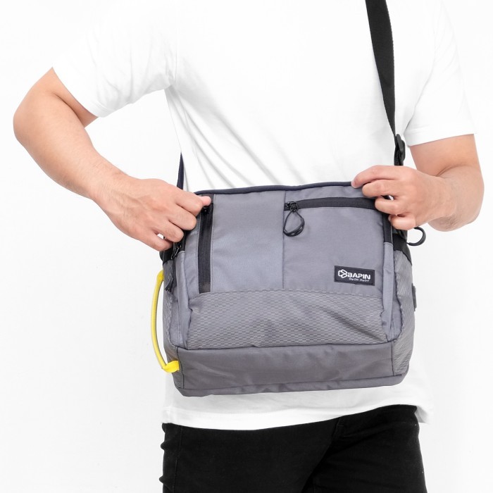 MURAH BAPIN Tas Selempang Pria Original - Grey