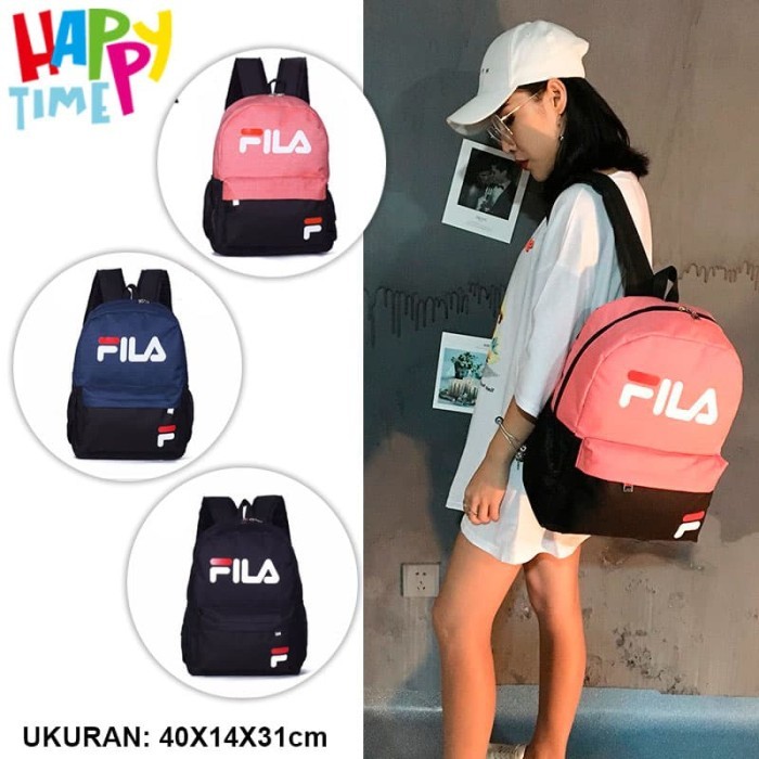 Meno - Tas Ransel Fila Backpack Tas Wanita Pria Tas Sekolah Tas Punggungmurah