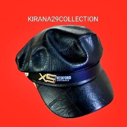 topi newsboy import kulit HARA