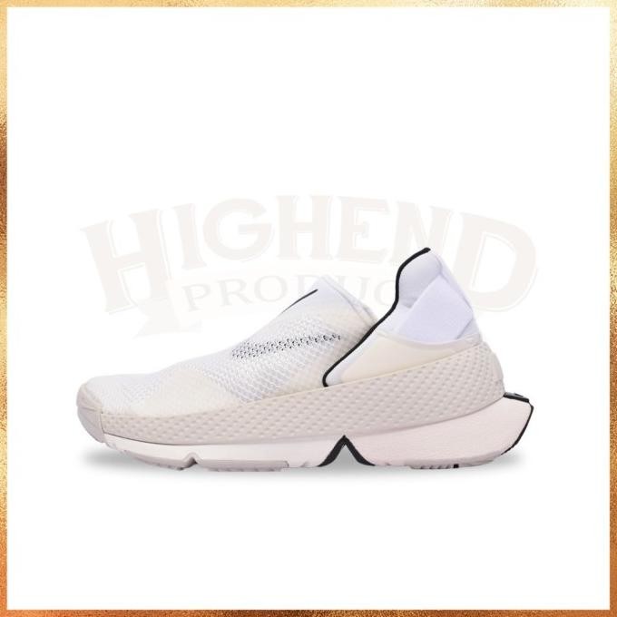 tali - sepatu nike flyease go white laceless tanpa tali original cw5883-101