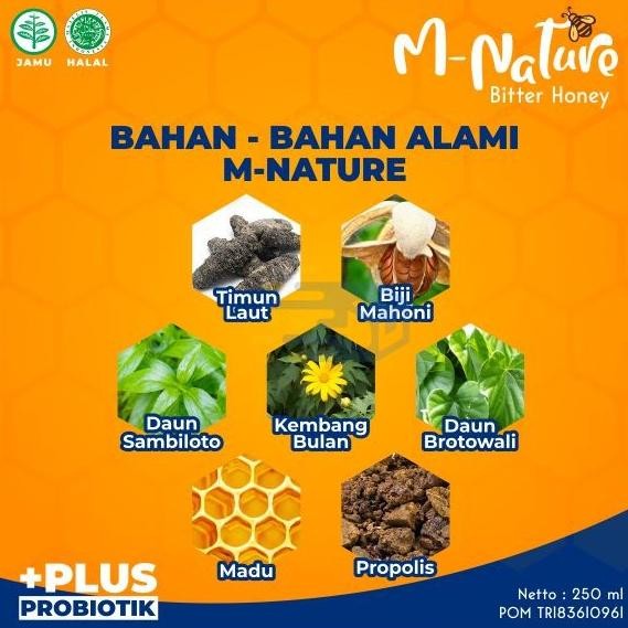 

M NATURE MADU KESEHATAN BITER HONEY MADU PAHIT HALAL DAN BPOM MNATURE BIM