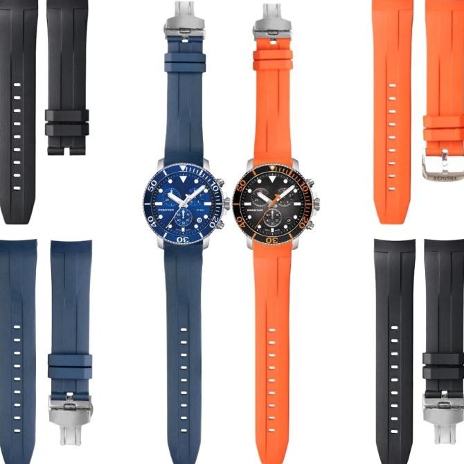 tali - tali jam tangan 22 mm strap rubber tissot seastar t120 t120417a 8083