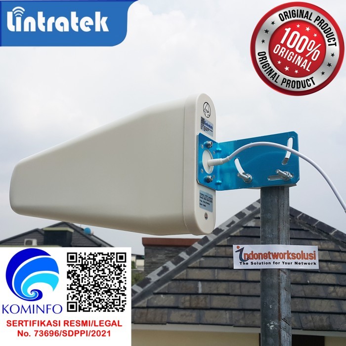 NEW Antena LOG PERIODIC PERIODIK LPDA utk Repeater 2G 3G 4G Lintratek ORI
