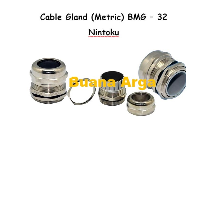 

Kabel Gland Brass 32 mm Cable Gland Listrik BMG 32 Nintoku