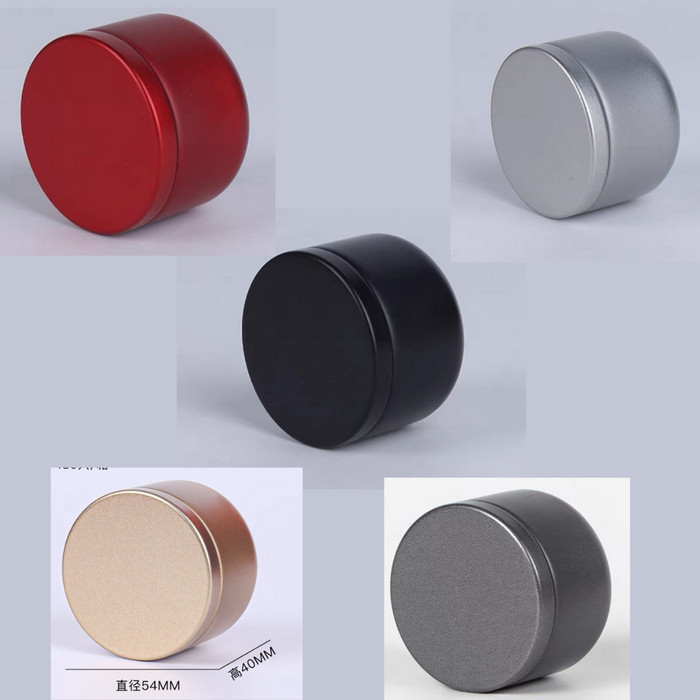 TERLENGKAP aluminium Tin Jar/wadah pot kaleng/pot jar/travel tin kaleng