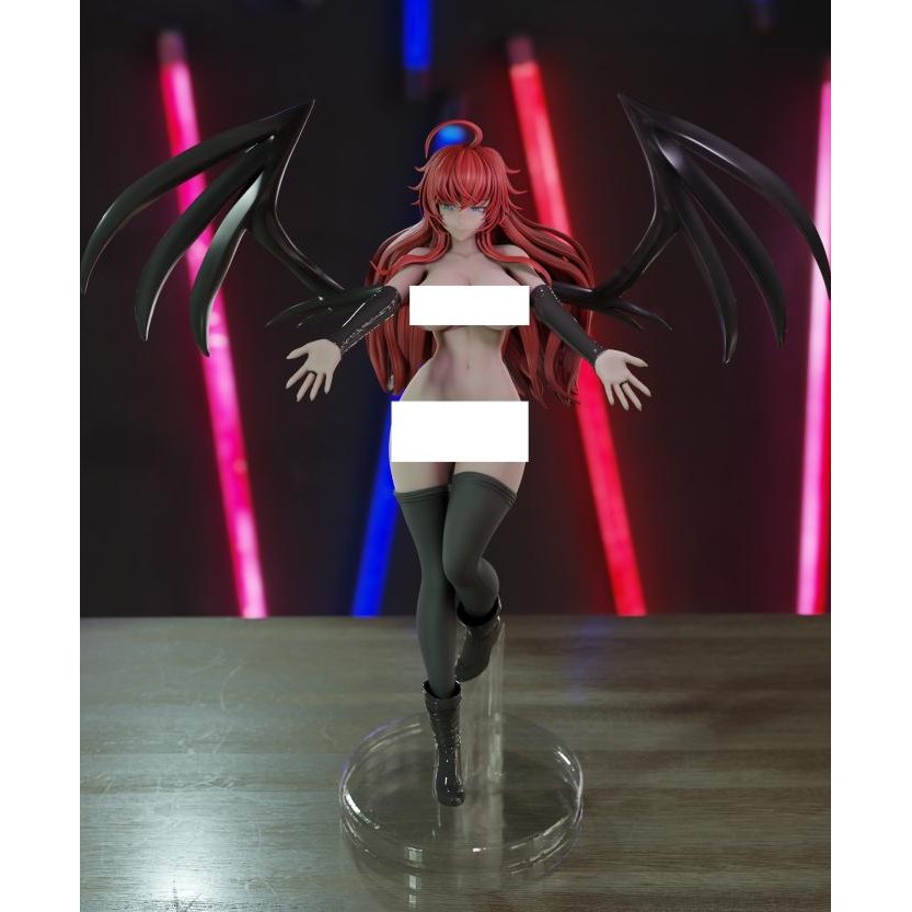 Tersedia Rias Gremory Devil Form High School Dxd Resin Kit Figure