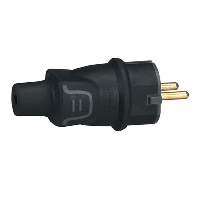 

Steker Plug Karet Anti Air IP44 - 16A Tahan Air, Bahan Karet Legrand
