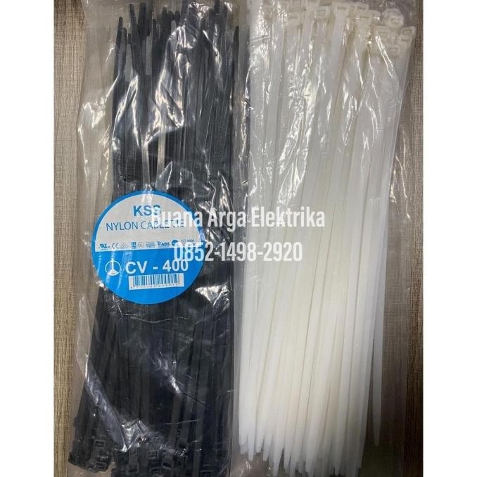 

Kabel Ties 550 x 9 Warna Putih/Hitam @100pcs