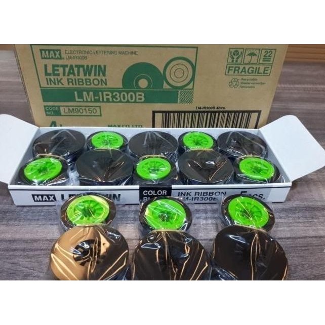 

Tinta Letatwin Ink Ribbon LM-IR300B Hitam - mesin LM-370/380/390A