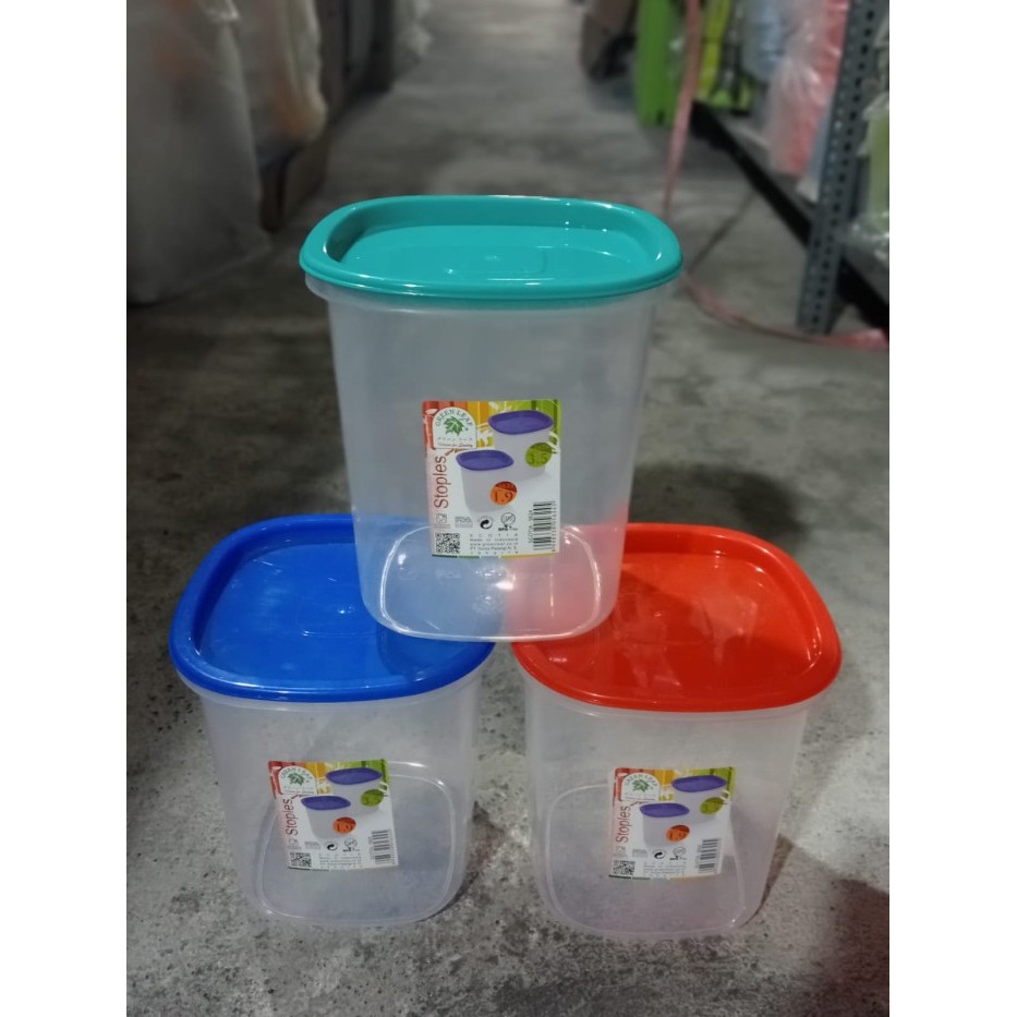 TERUJI Toples Serbaguna / Wadah Krupuk Scotia 3,5 lt (5624) Greenleaf