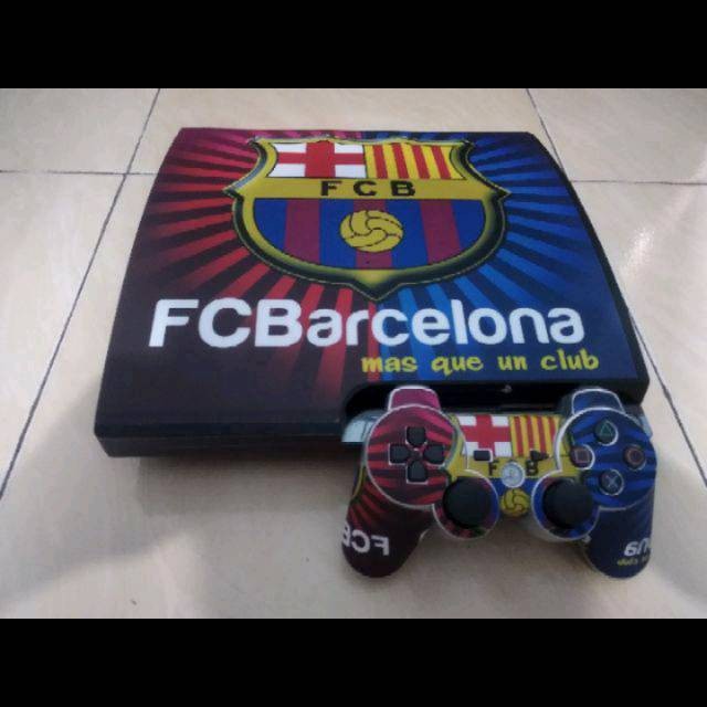 

BestSelling - Buat Ps3 Slim Dan 2 Stick Motif Barca Via Chat Garskin Wrap Stiker Premium (FreeCustomOrder)