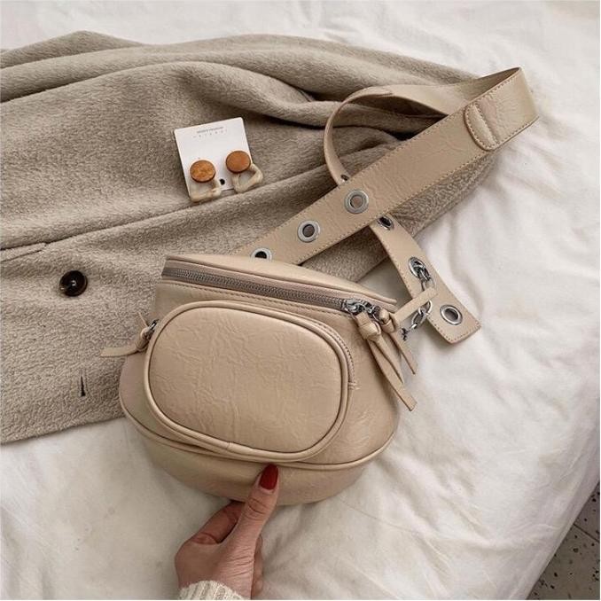 TAS PINGGANG WAISTBAG WANITA IMPORT 550834 SHOULDER BAG WAISTBAG SLING BAG TAS BAHU SELEMPANG WANITA